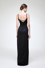 Carlota - Black Wool Dress