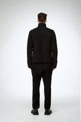Bastien - Black Suede Shearling Jacket