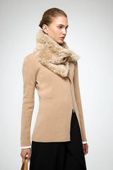 VSP - Jacotte - Brown Leather Neckwarmer