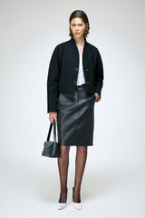 Chloe - Black Wool Jacket