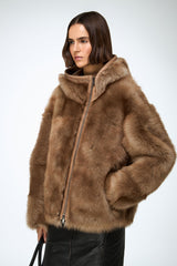 VSP - Linda - Sand Shearling Jacket