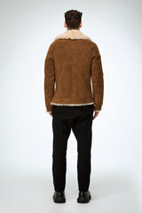 Tristan - Camel Shearling Jacket