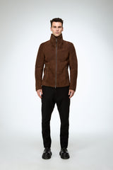 Bastien - Dark Brown Shearling Jacket
