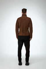 Bastien - Dark Brown Shearling Jacket