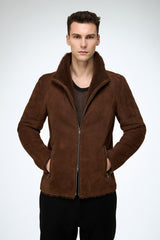 VSP - Bastien - Dark Brown Shearling Jacket