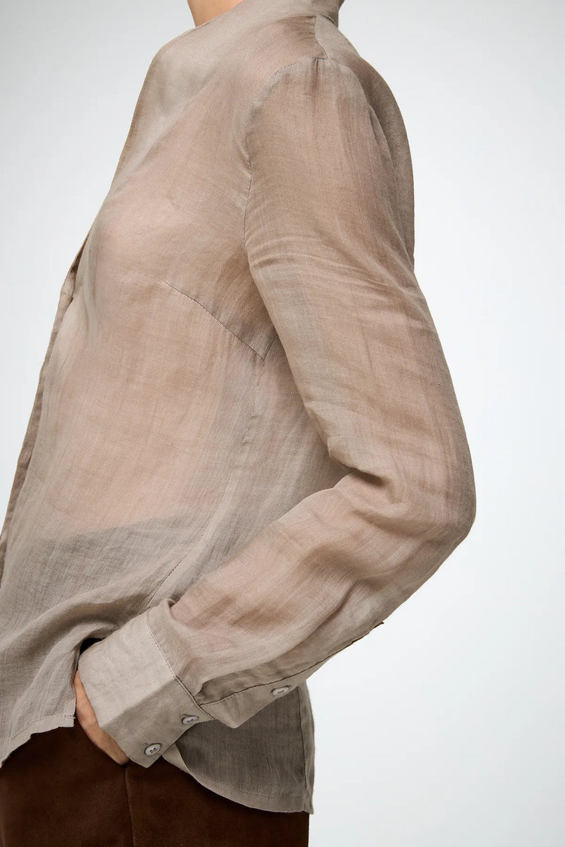VSP - Iva - Ramie Beige Shirt