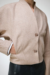 Chloe - Camel Wool Jacket