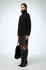 VSP - Lilie - Black Wool Coat