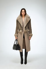 Tierra - Anthracite Shearling Jacket
