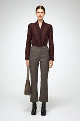 VSP - Ambre - Grey Leather Pant