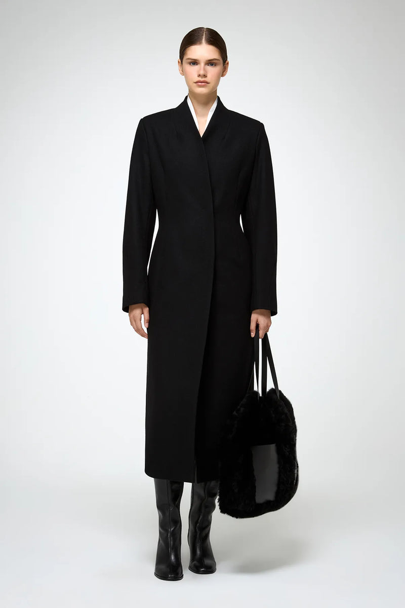 VSP - Luce - Black Wool Coat