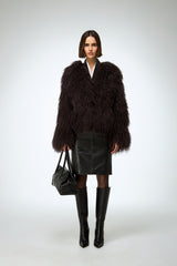 Daniela - Brown Shearling Jacket