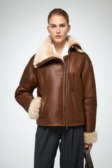 VSP - Pia - Brown Shearling Jacket
