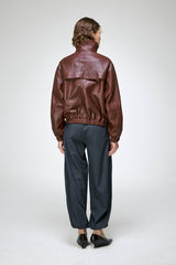 Eli - Dark Brown Leather Jacket