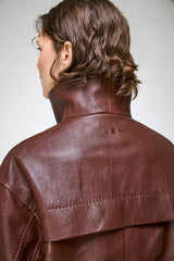 Eli - Dark Brown Leather Jacket
