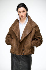 Maya - Olive Leather Jacket