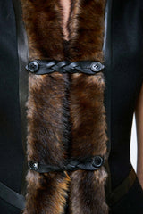 Jade - Black Wool Vest