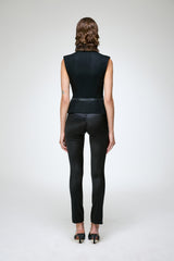 Jade - Gilet en laine noir