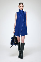 Melina - Blue Wool Vest