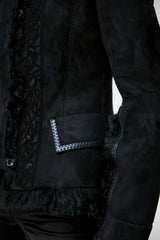 Estela - Black Shearling Jacket