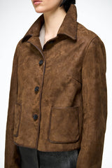 Valentina - Olive Leather Jacket