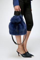Manon - Blue Leather Bag