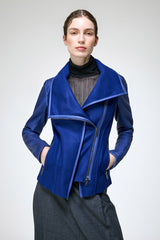 Penelope - Blue Wool Jacket