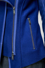 Penelope - Blue Wool Jacket