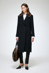 Diana - Black Wool Coat