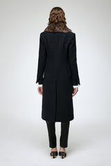 Diana - Black Wool Coat