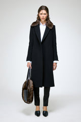 Diana - Black Wool Coat