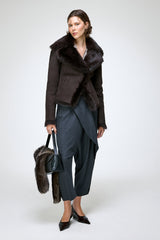 Aurora - Brown Shearling Jacket