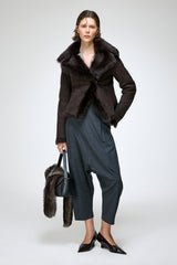 Aurora - Brown Shearling Jacket