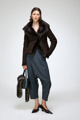 Aurora - Brown Shearling Jacket