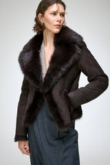 Aurora - Brown Shearling Jacket