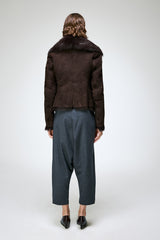 Aurora - Brown Shearling Jacket
