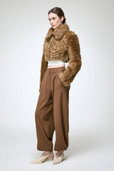 Lua - Camel Shearling Jacket