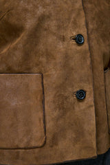 Lia - Olive Leather Jacket