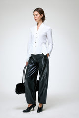 Luisa - White Cotton Shirt