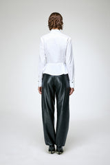 Luisa - White Cotton Shirt