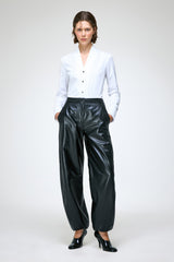 Iris - Black Leather Pant