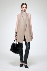 Melina - Camel Wool Vest