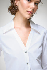 Isis - White Cotton Shirt