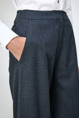 Nina - Anthracite Wool Pant