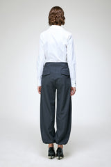 Nina - Anthracite Wool Pant