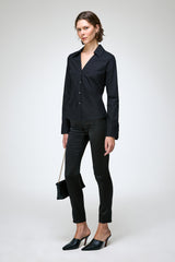 Isis - Black Cotton Shirt