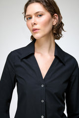 Isis - Black Cotton Shirt