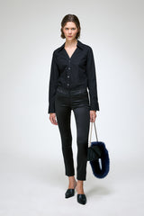 Violeta - Black Wool Pant