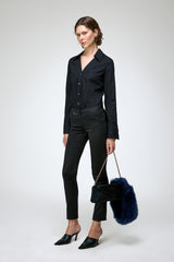 Violeta - Black Wool Pant