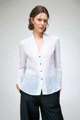 Iva - Ramie White Shirt